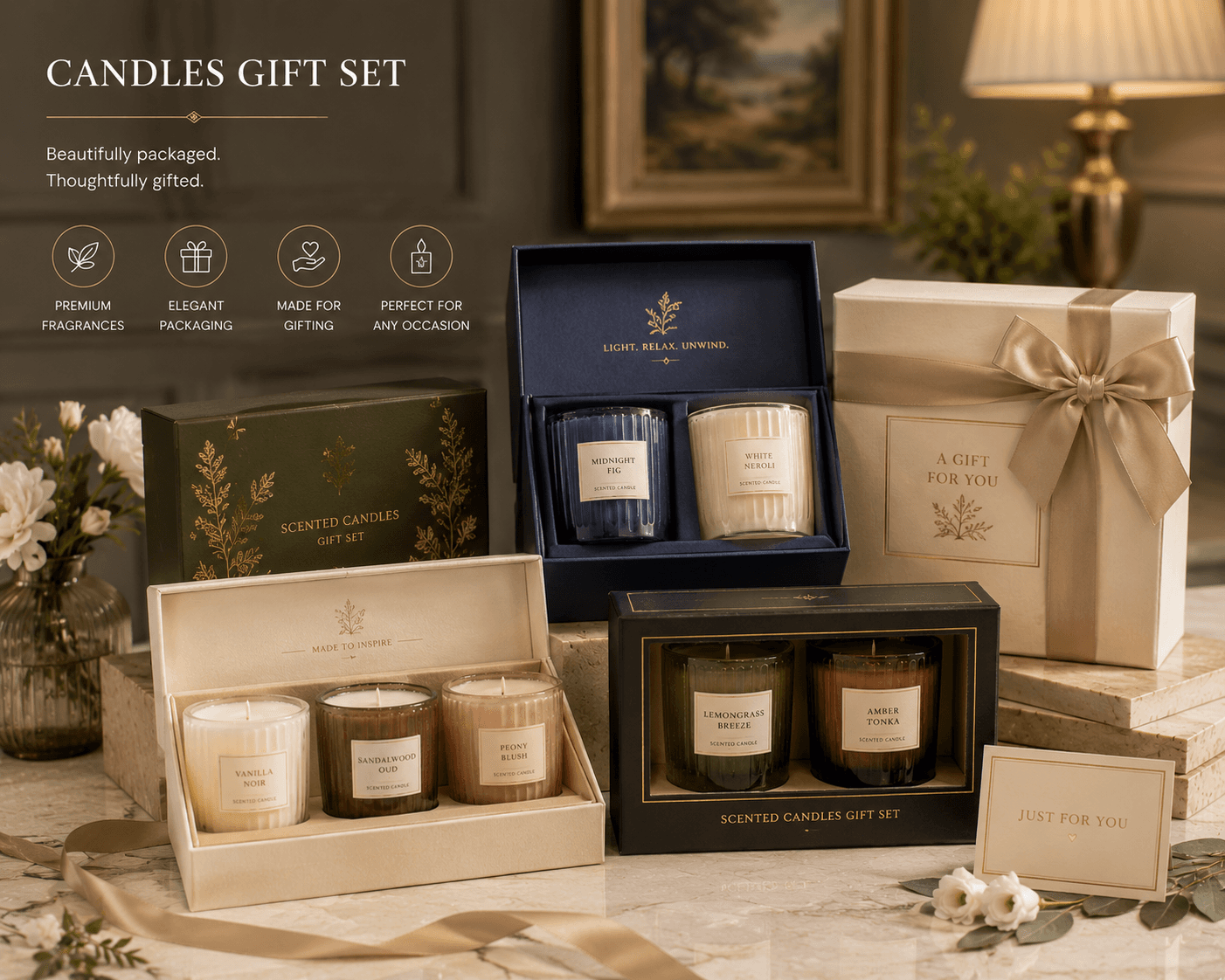 Candle Trio Gift Box