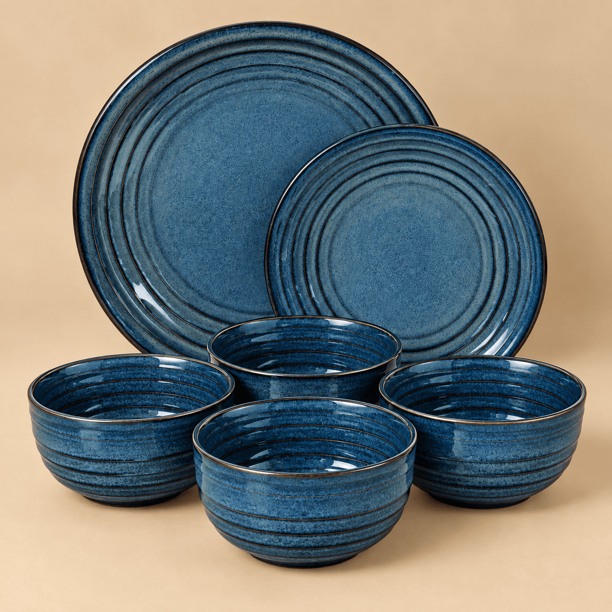 Neelkanth Blue Dinner Set - Image 1