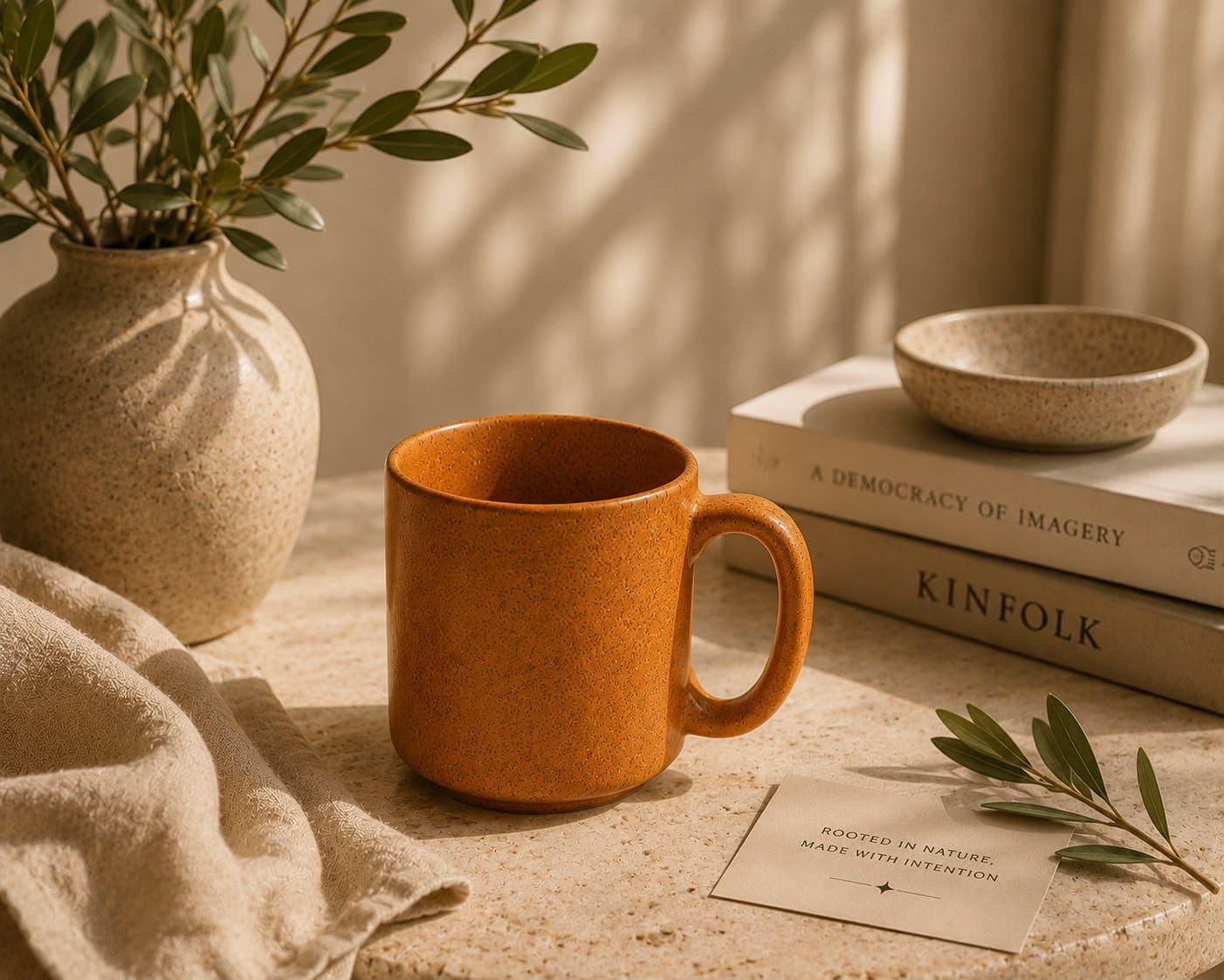Amber Earth Stoneware Mug