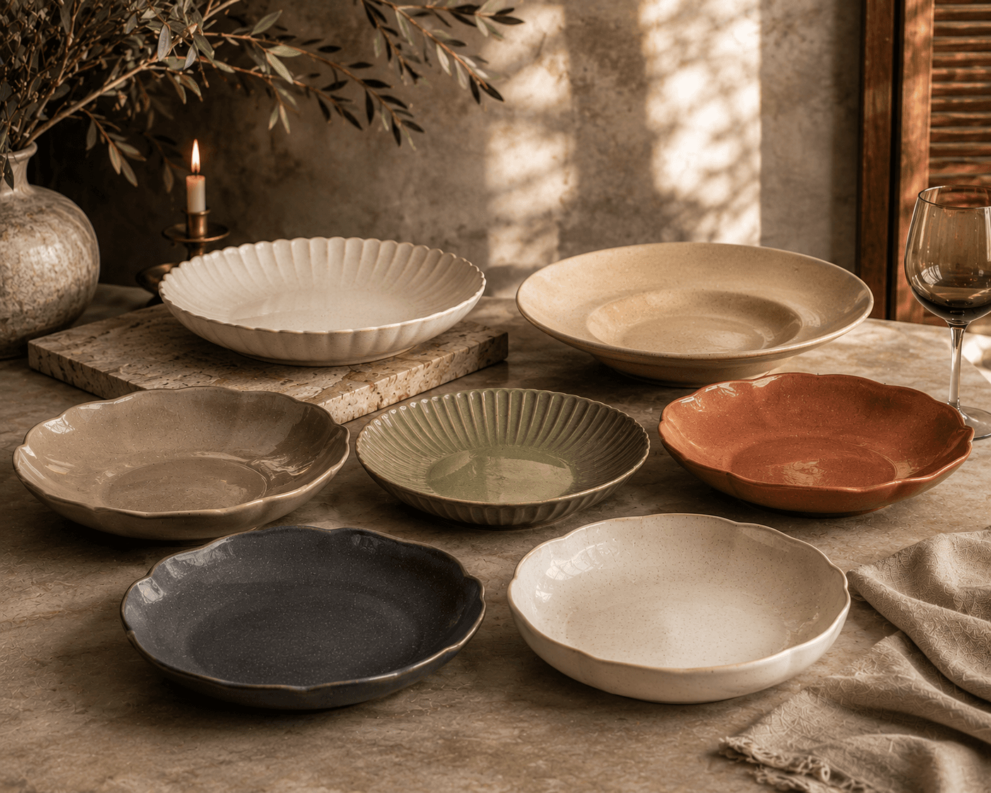 Botanical Garden Pasta Plate - Image 1