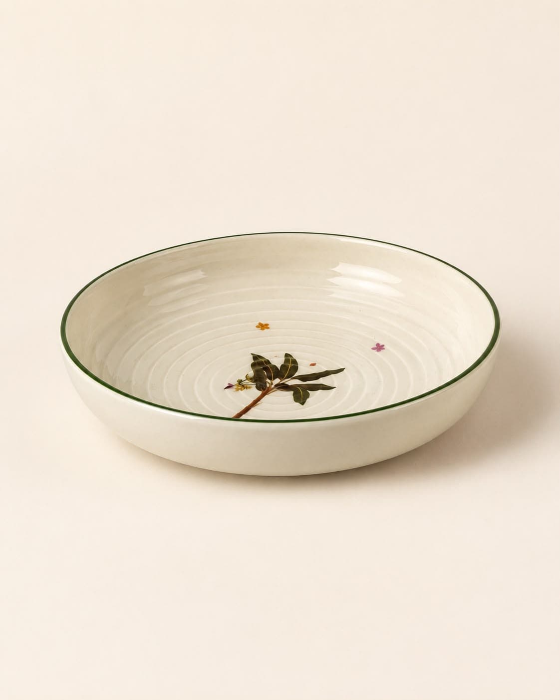 Meadow Bloom Ceramic Serving Bowl - Image 1