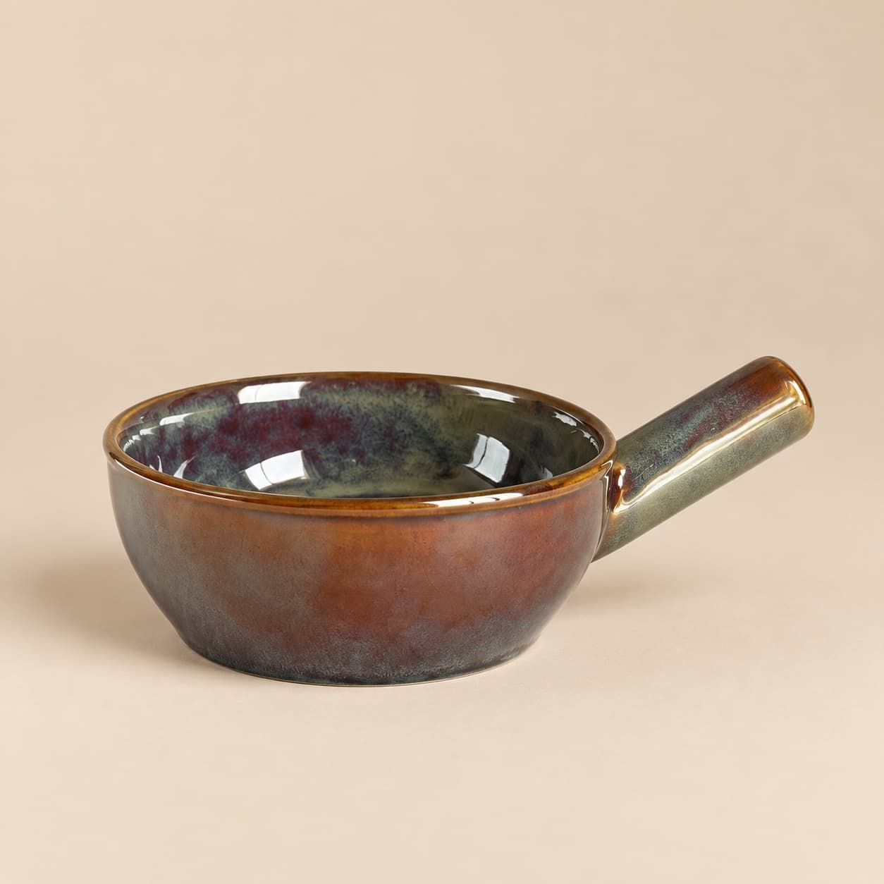 Neerja Reactive Glaze Serving Bowl - Image 1